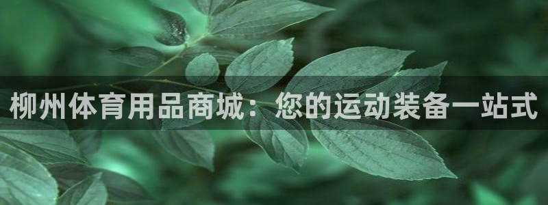 欧陆娱乐官网下载安装苹果：柳州体育用品商城：您的运动